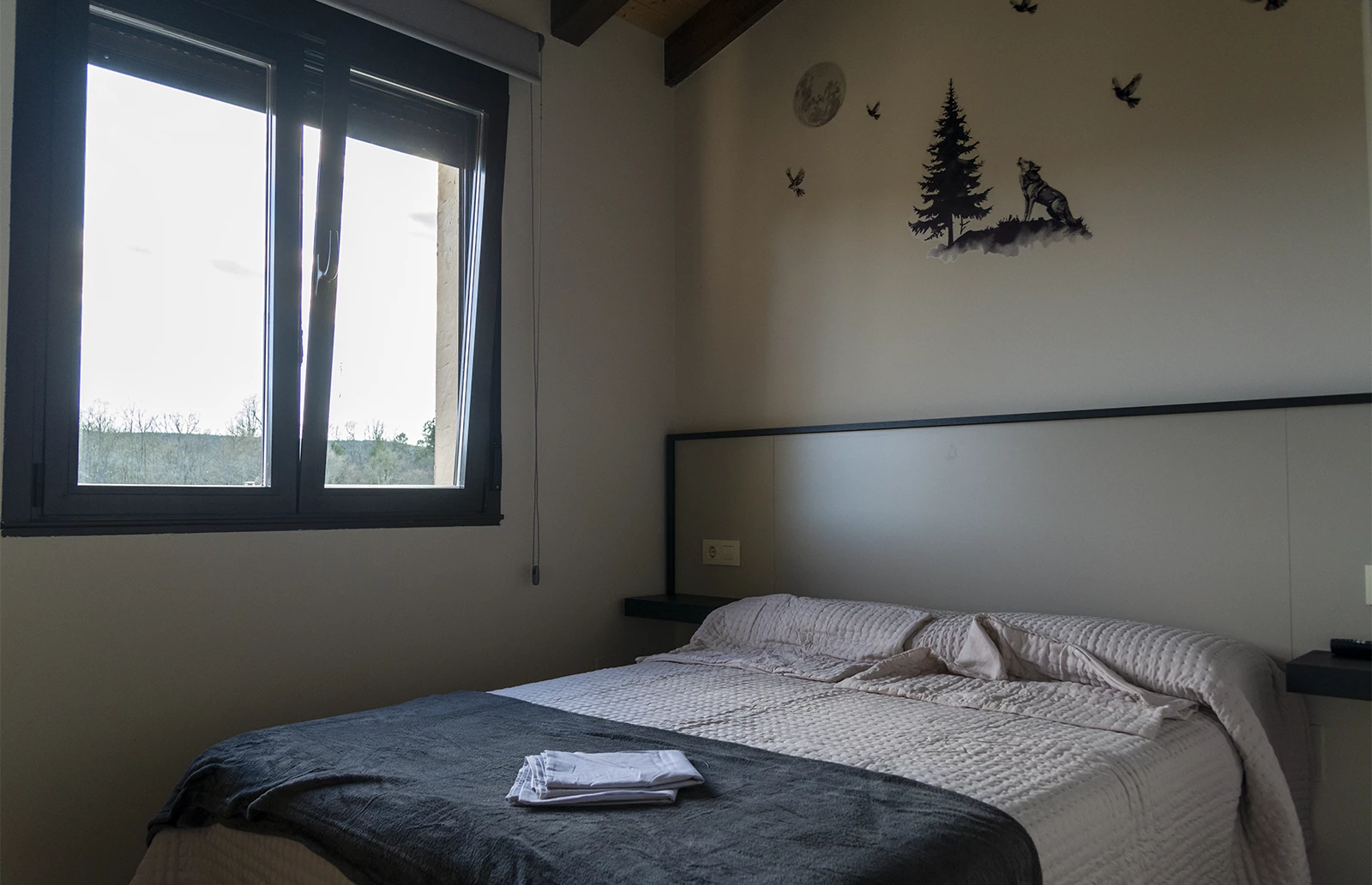 Habitación doble planta alta hotel rural el Pingón