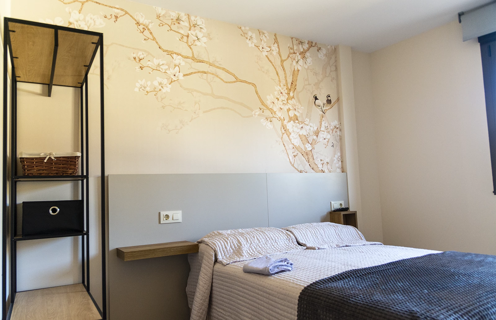 Habitación para personas de movilidad reducida en el hotel rural el Pingón