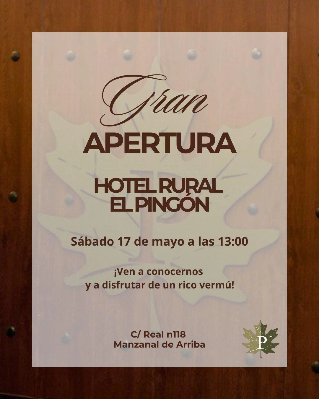 Inauguración Hotel rural el pingón Inauguración Hotel rural el pingón